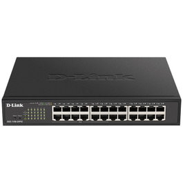 D-Link DGS-1100-24PV2/E Smart Managed Switch de 24 puertos Gigabit con 12 puertos PoE+